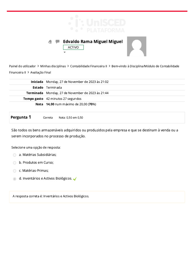 Avalia o final cfii pdf op o finan as imposto sobre valor