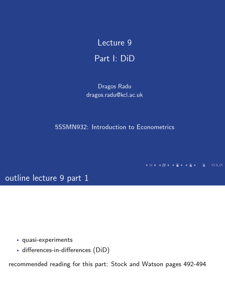 5ssmn932 Lecture9 2021 22 Part1-2 | PDF | Regression Analysis ...