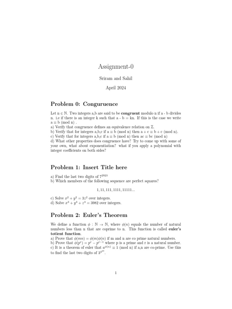 Assignment 0 2 | PDF