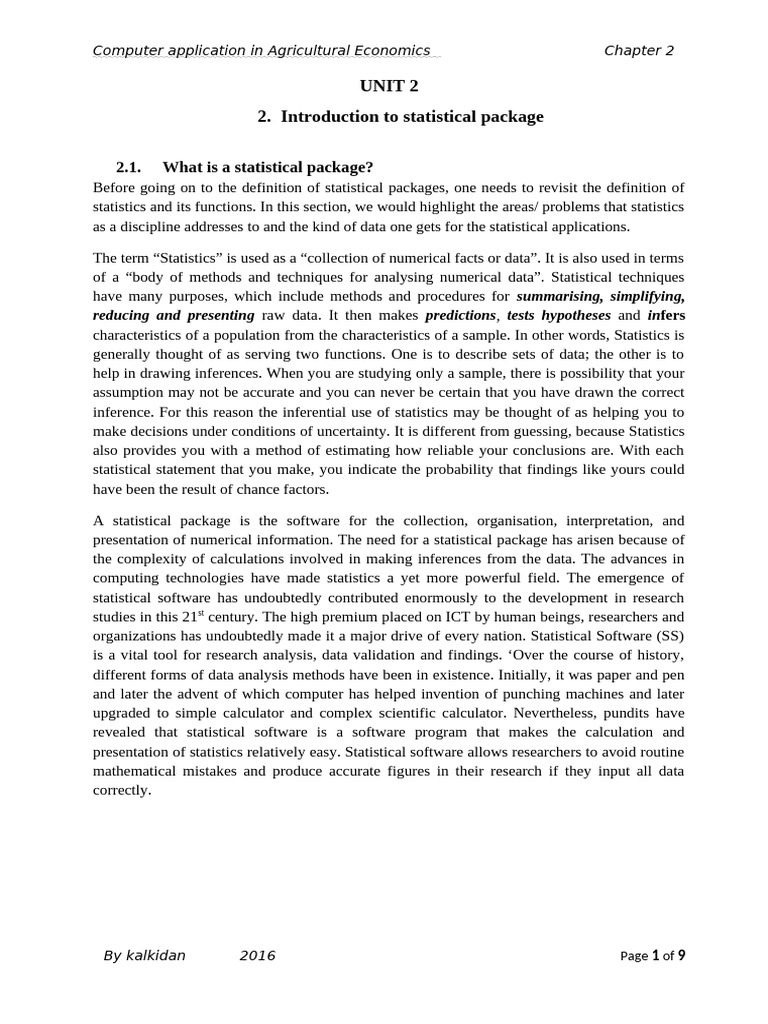 Comp Chapter 2 | PDF | Spss | Statistics