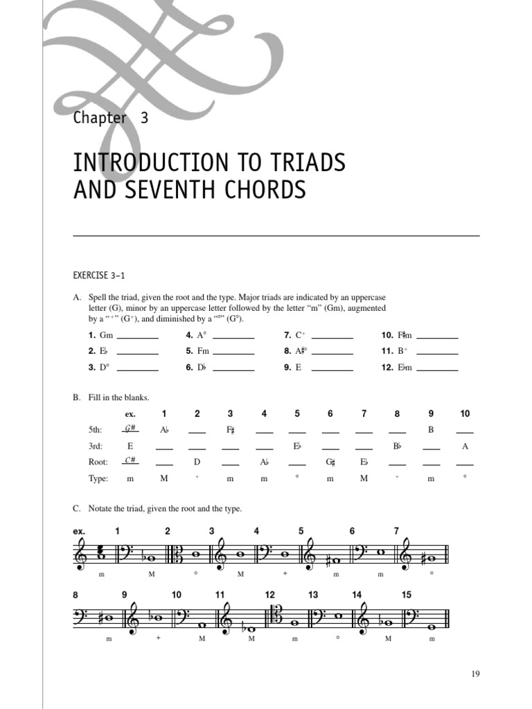 WorkBook-chapter3para Imprir | PDF | Harmony | Musical Compositions
