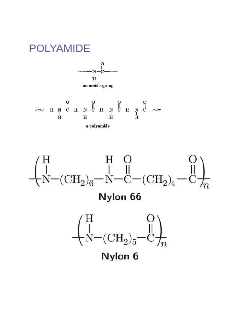Polyamide Nylon | PDF | Nylon | Amorphous Solid