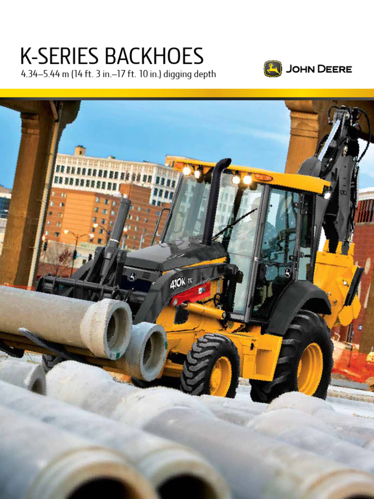 Backhoes K Series | PDF | Loader (Equipment) | Manual Transmission