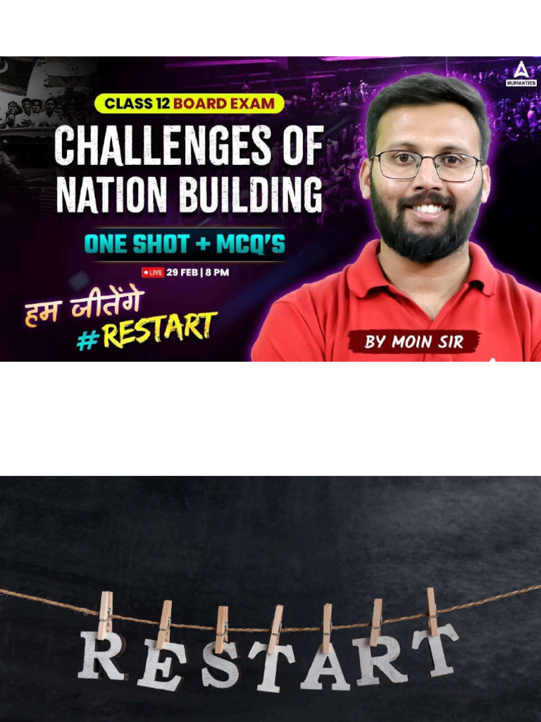Challenges of Nation Building in India | PDF | Partition Of India ...