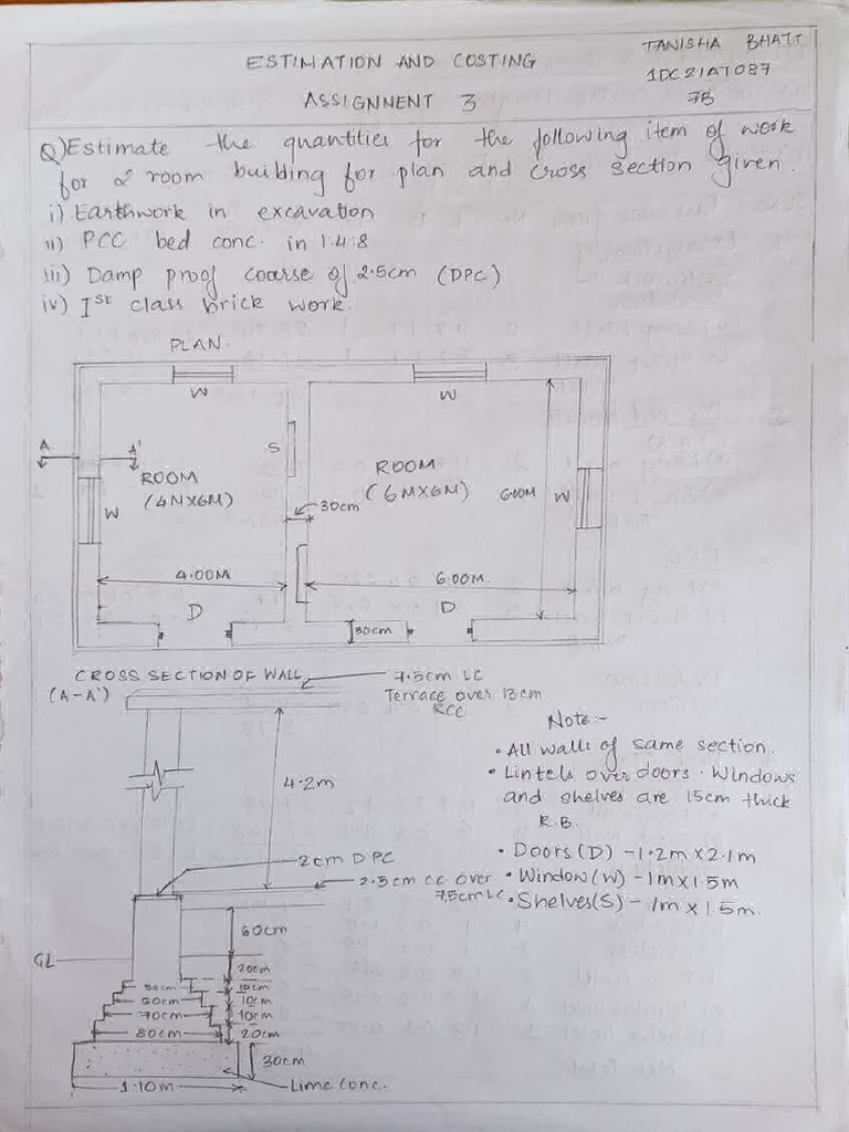 Estimation Assing 3 Pdf Architectural Styles Architectural Design