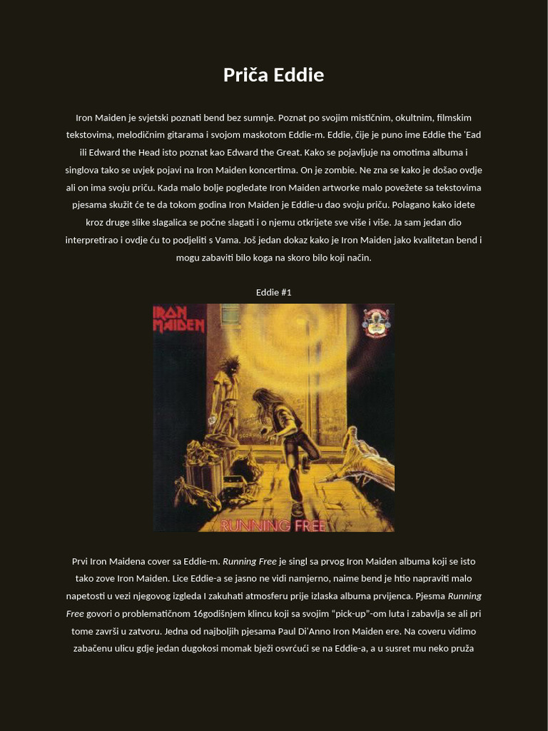 Eddie story pdf