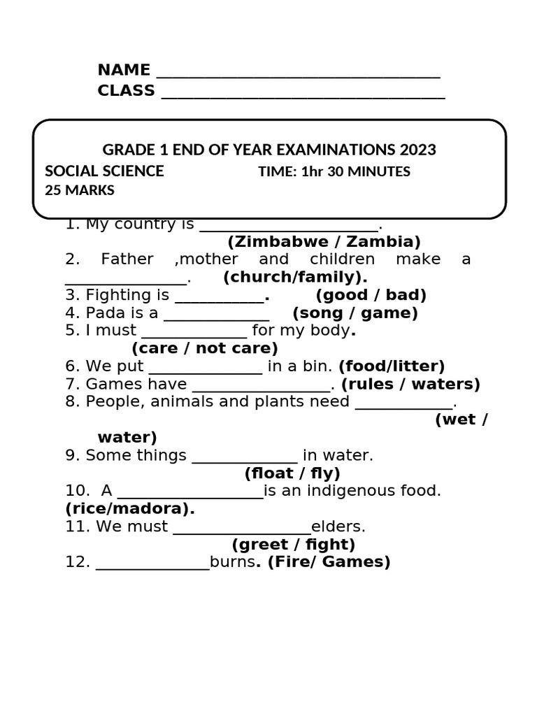 Gr 1 Social Sciences Pdf