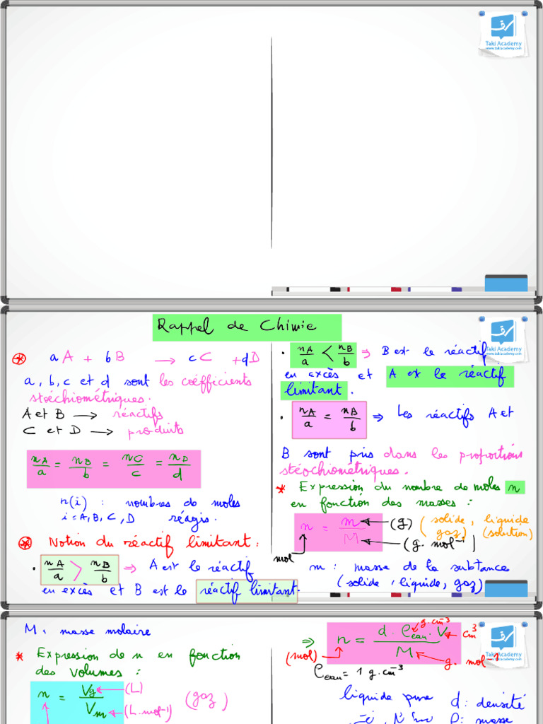 Révision de Chimie Correction 2 | PDF