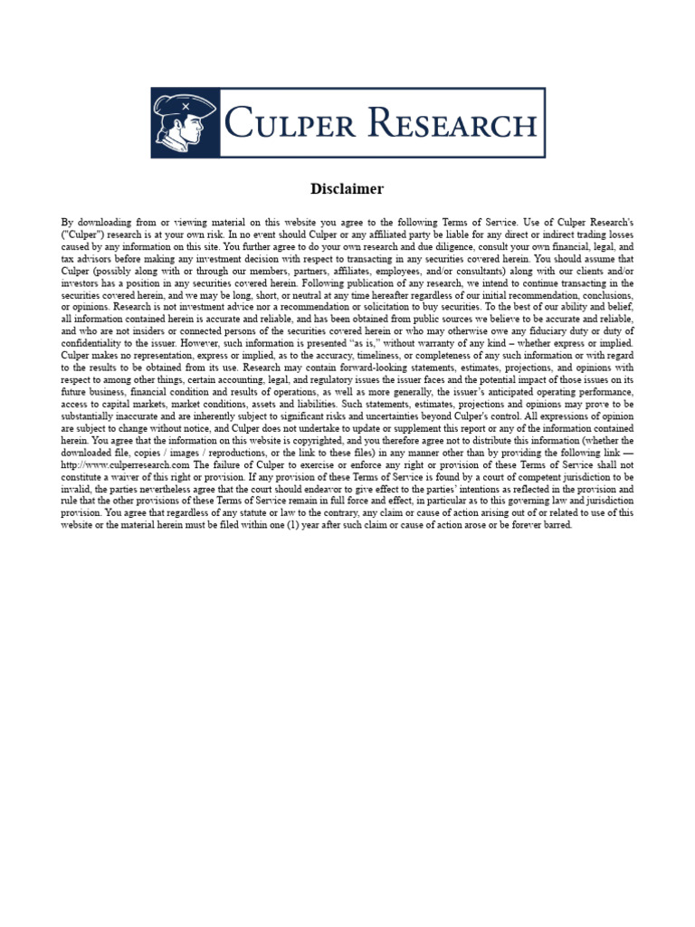 Culper IREN 7-11-24 | PDF | Data Center