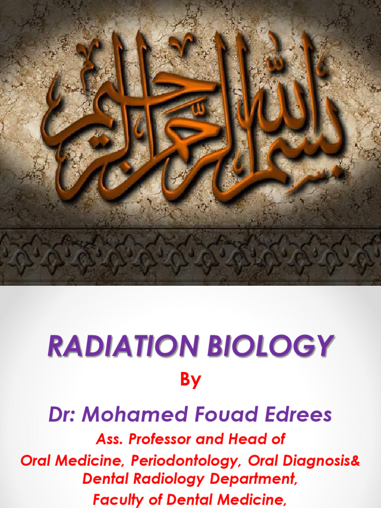 Effects of Ionizing Radiation on Biology | PDF | Absorbed Dose ...