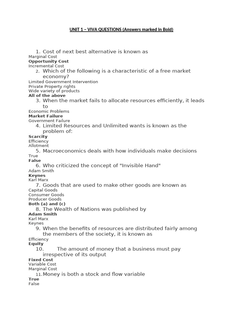 MCQ Question Bank Economics II | PDF | Exchange Rate | Recession