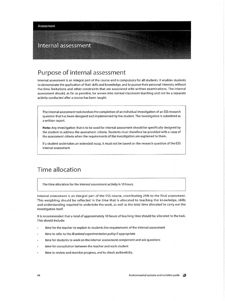 IA Scoring Guide | PDF