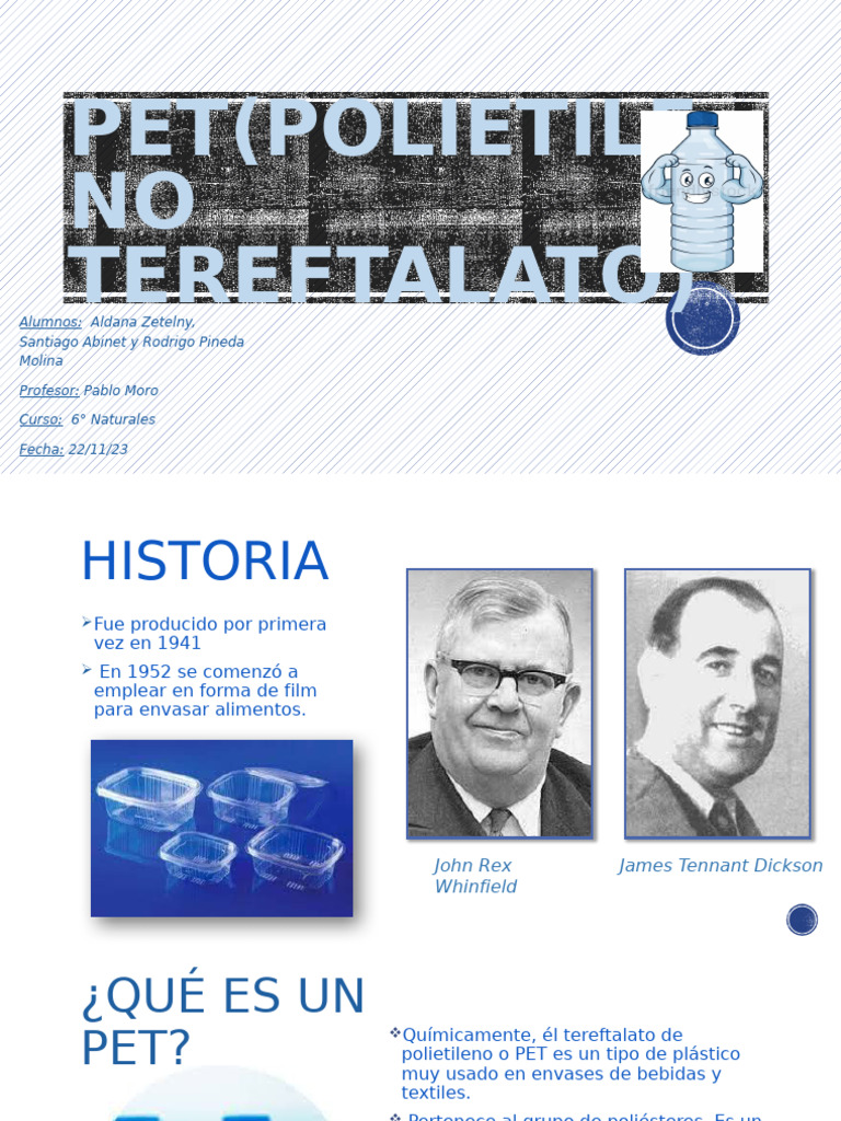 Pet (Polietileno Tereftalato) | PDF