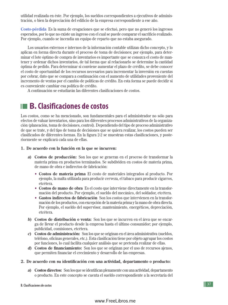 Contabilidad Administrativa Unidad 2 Pdf Costo Soldadura