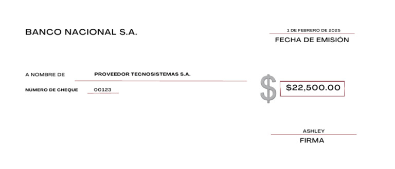 Cheque de La Abundancia Moderno Rose Gold | PDF