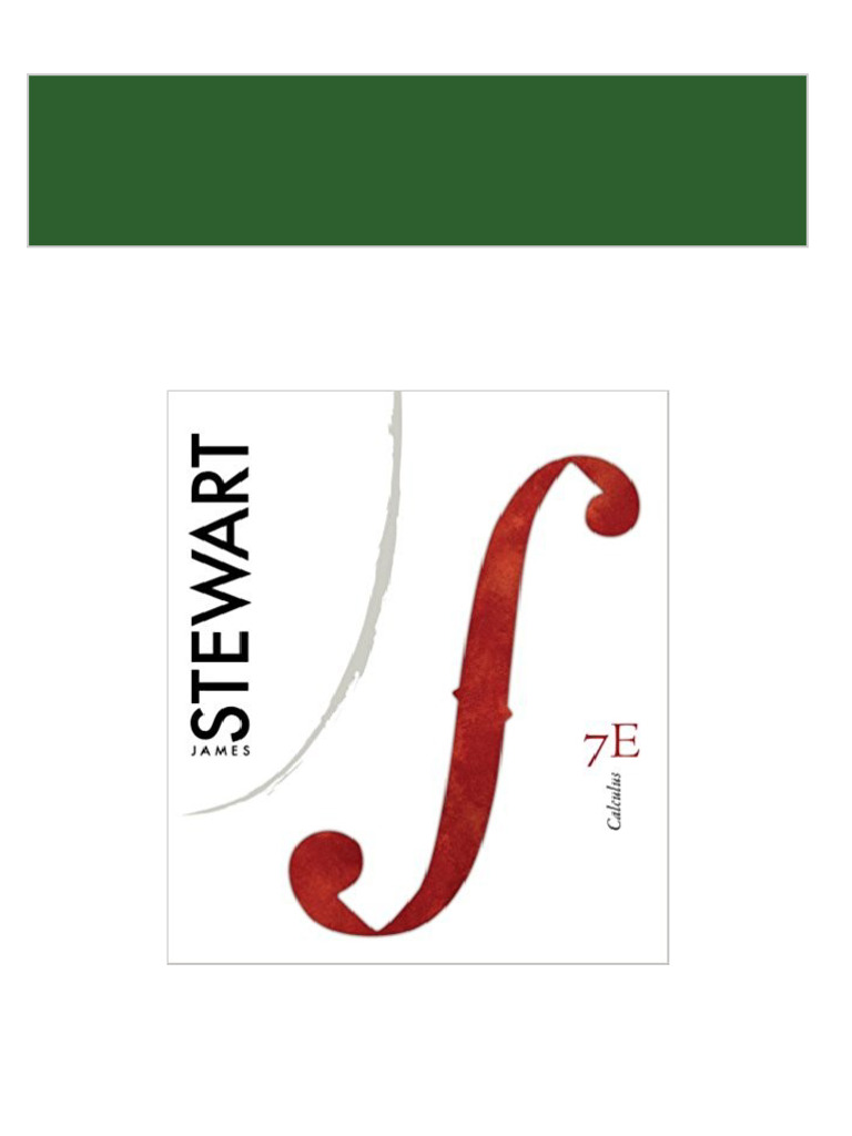 Instant download ebook pdf calculus 7th edition by james stewart pdf