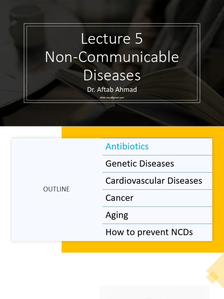 Lecture 5-Non Communicable Diseases | PDF | Cancer | Neoplasms