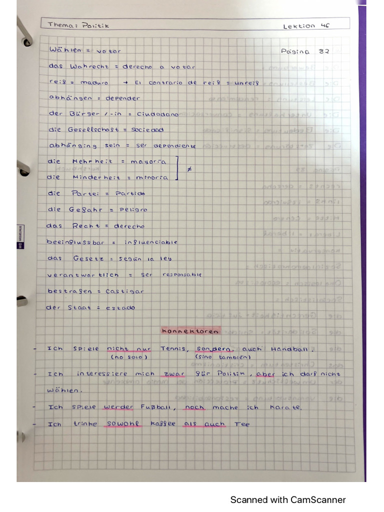 Apuntes Lektion 46 | PDF