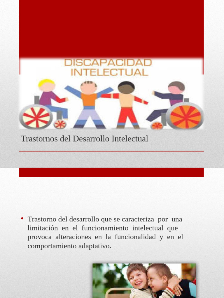 Trastornos del Desarrollo Intelectual | PDF | Discapacidad intelectual ...