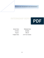 Internship Report