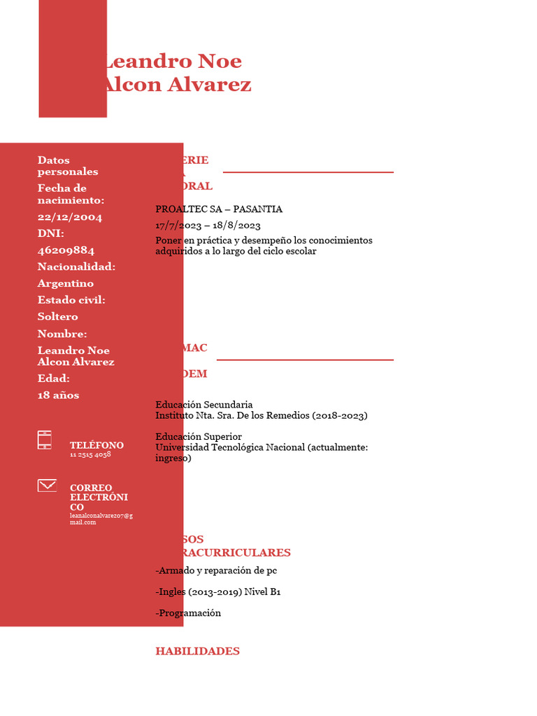 CV Alcon | PDF