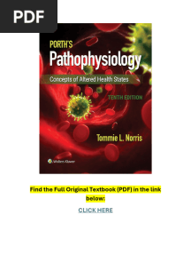Porth's Pathophysiology Concepts of Altered Health States 10th Edition PDF