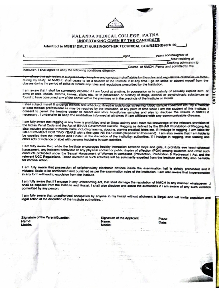 Undertaking | PDF