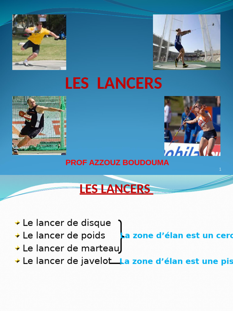 Guide complet sur les lancers en athlétisme | PDF | Athlétisme | Lancer