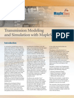 Transmission Modeling and Simulation With MapleSim