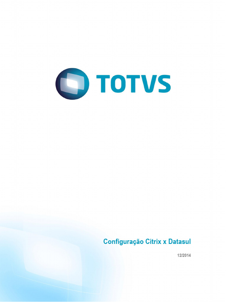 Configuração Citrix para Datasul 12.4 | PDF | Rede mundial de ...