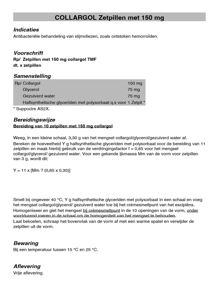 Collargol 4 | PDF