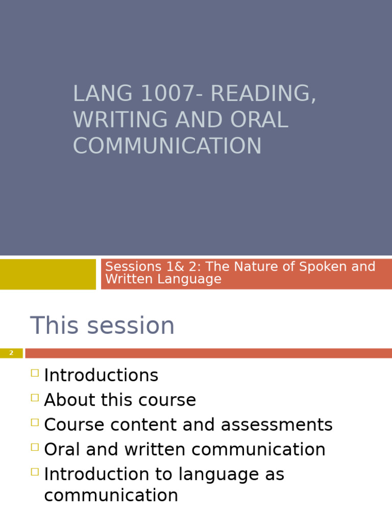Academic Communication Skills Course | PDF | Communication ...