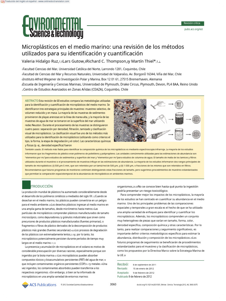 Detection of Microplastics in Food | PDF | El plastico | Materiales