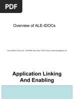 Sap Abap Ale Idoc overview