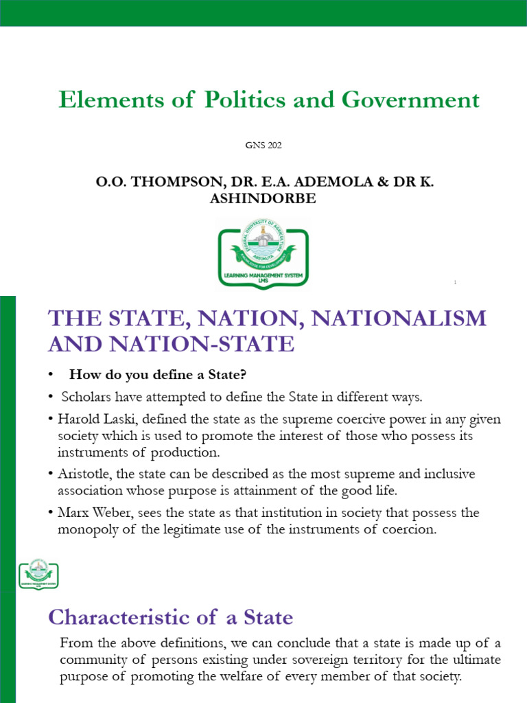 CGNS 202 PDF | PDF | State (Polity) | Advocacy Group