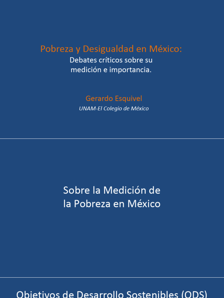 Pobreza y Desigualdad en M Xico Debates | PDF | Pobreza | Pobreza e ...