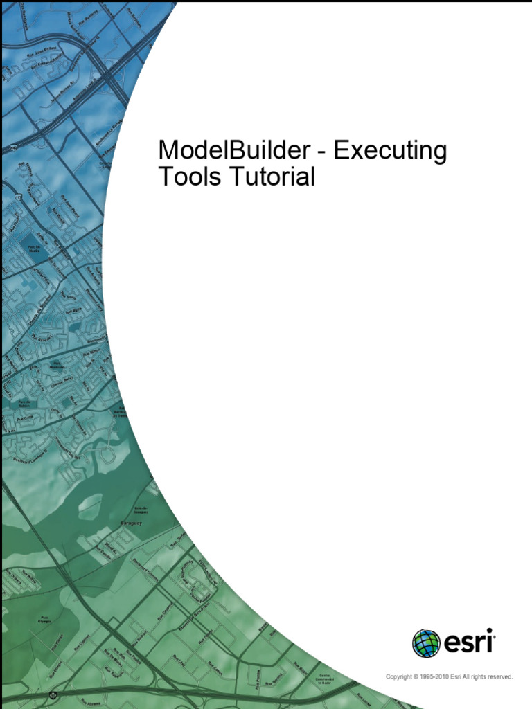 Executing Tools in Modelbuilder Tutorial 9 | PDF | Arc Gis | Parameter ...