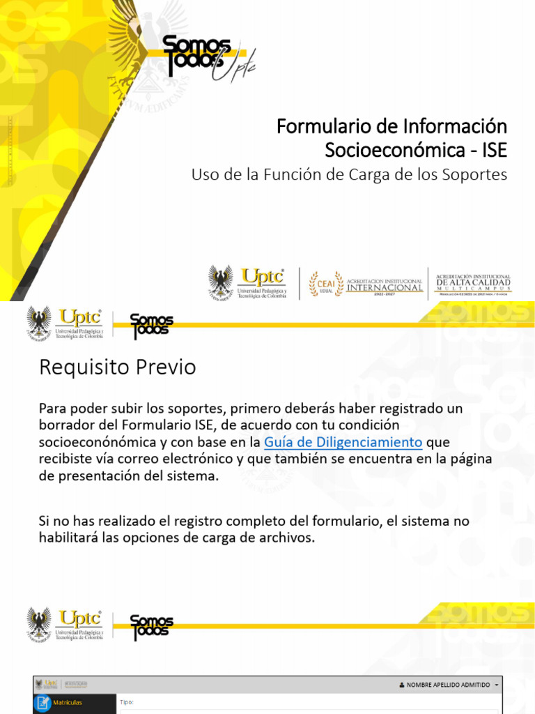 Carga de Soportes para Formulario ISE | PDF | Informática | Software
