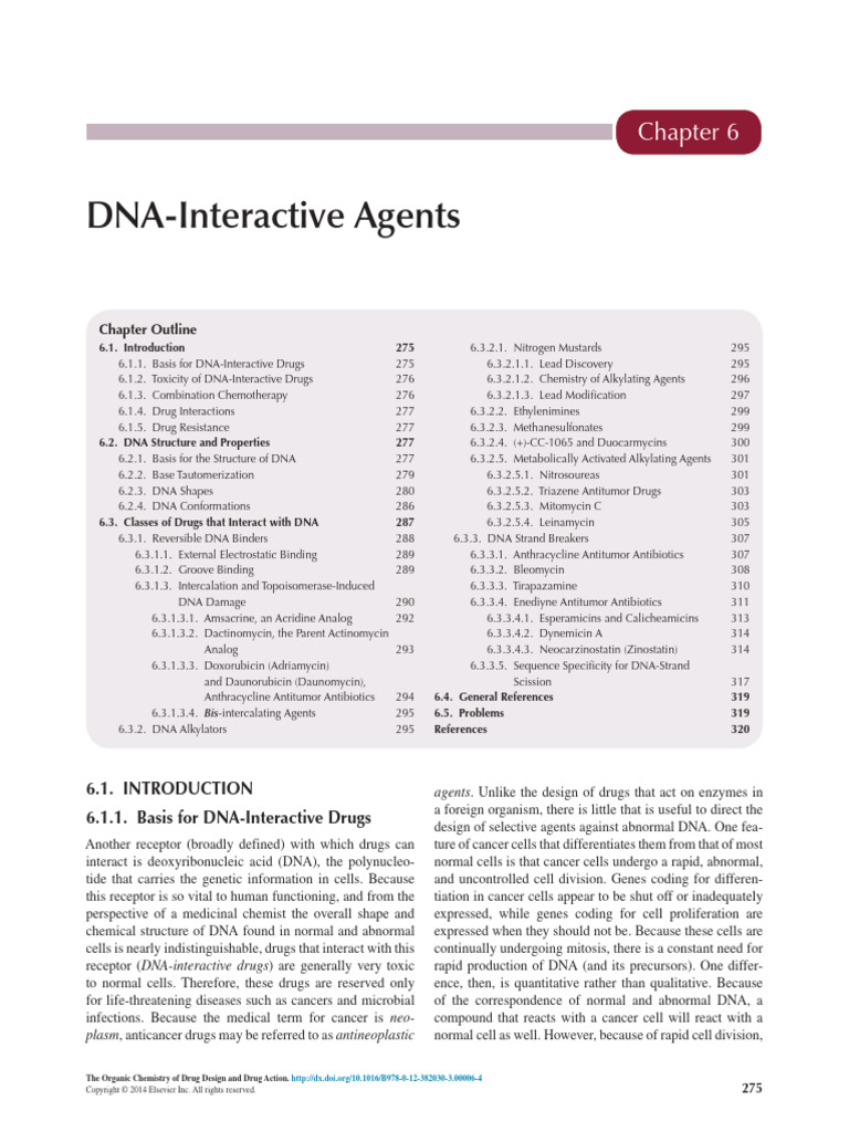 Chapter 6 - DNA Interactive - 2014 - The Organic Chemistry of Drug ...