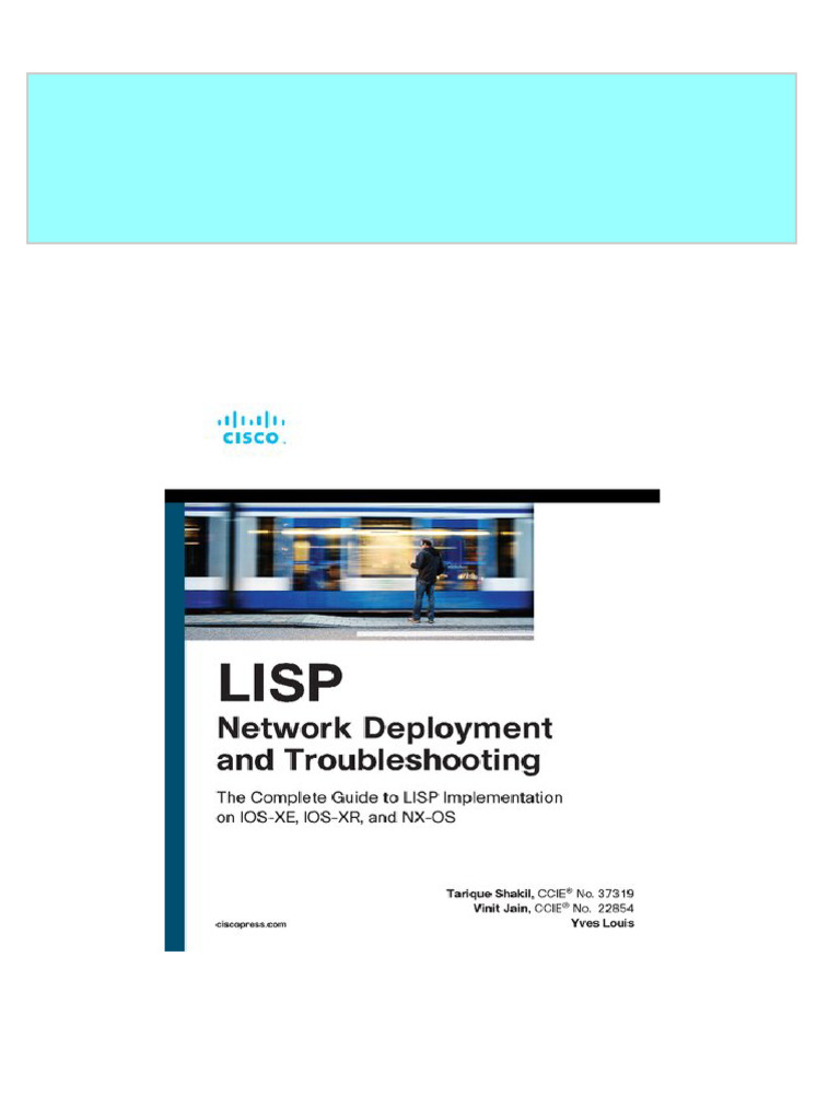 LISP Network Deployment and Troubleshooting The Complete Guide To LISP ...