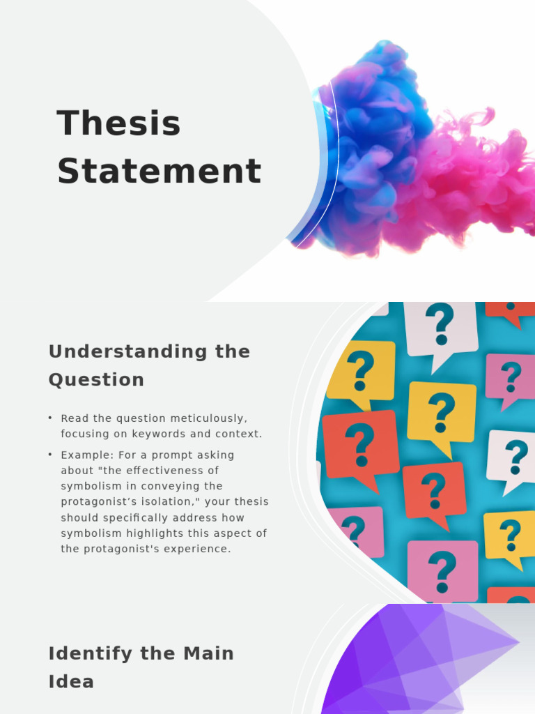 Crafting Effective Thesis Statements | PDF