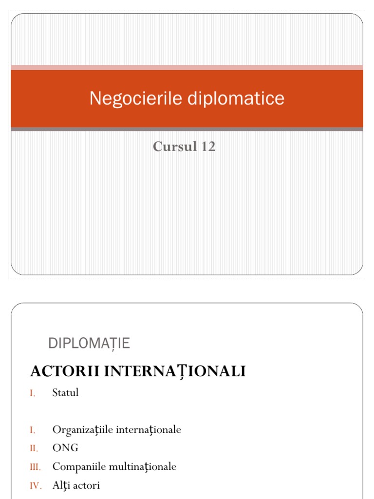 Drept diplomatic si consular