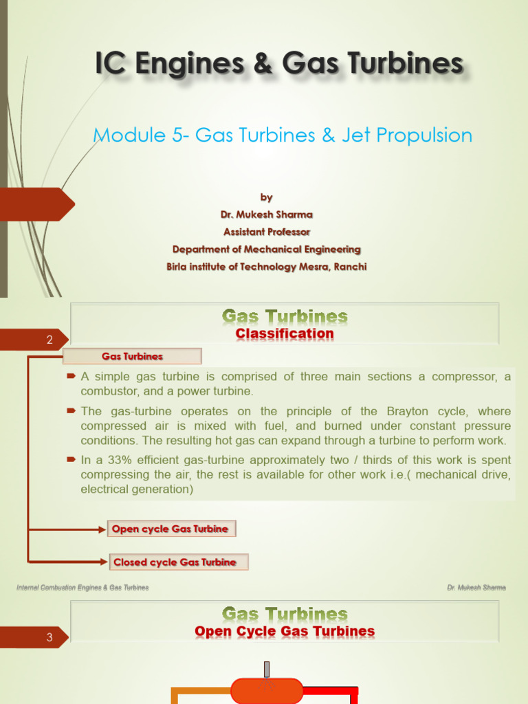 Gas Turbine and Jet Propulsion | PDF | Gas Turbine | Jet Engine