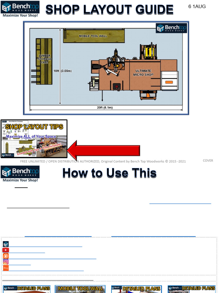 Shop Layout Planning Guide & Templates | PDF | Page Layout | Numerical ...
