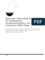 J. Philip Drummond Et Al - Hypersonic Airbreathing Propulsion: An Aerodynamics, Aerothermodynamics, and Acoustics Competency White Paper