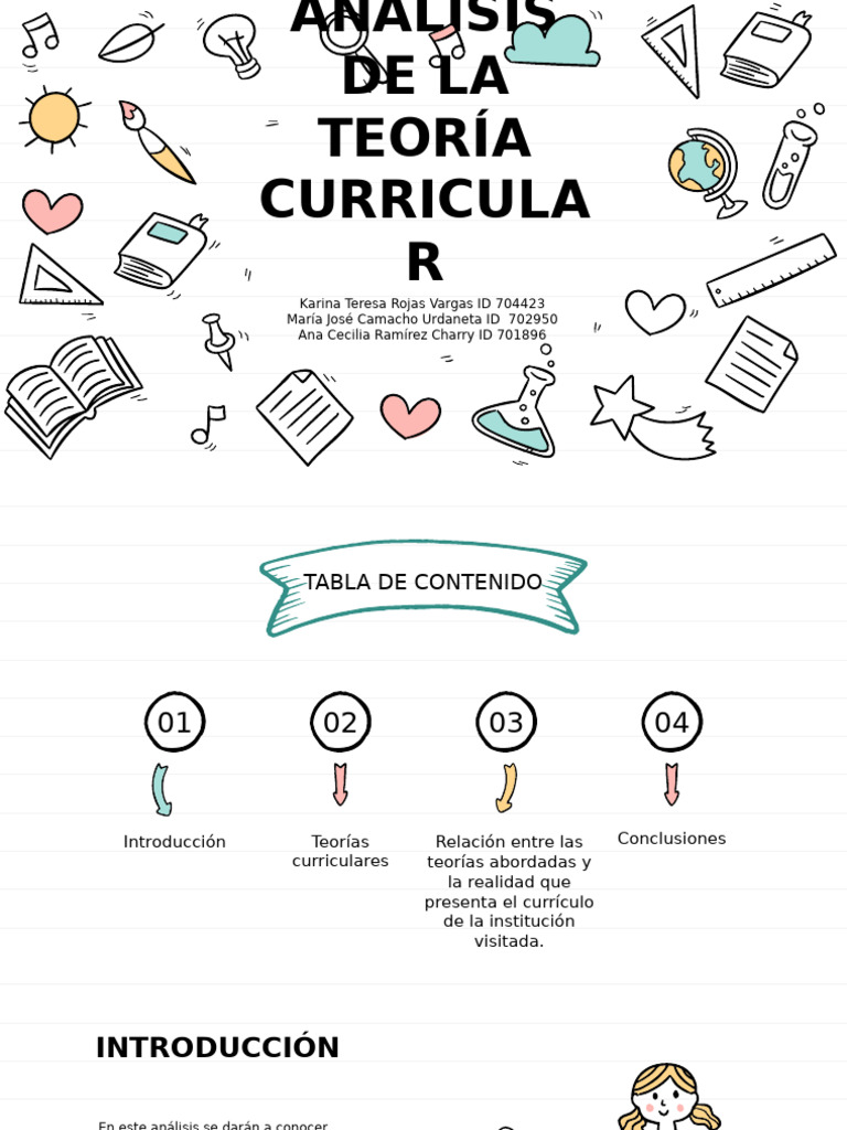 Análisis de Teorías Curriculares | PDF | Plan de estudios | Aprendizaje