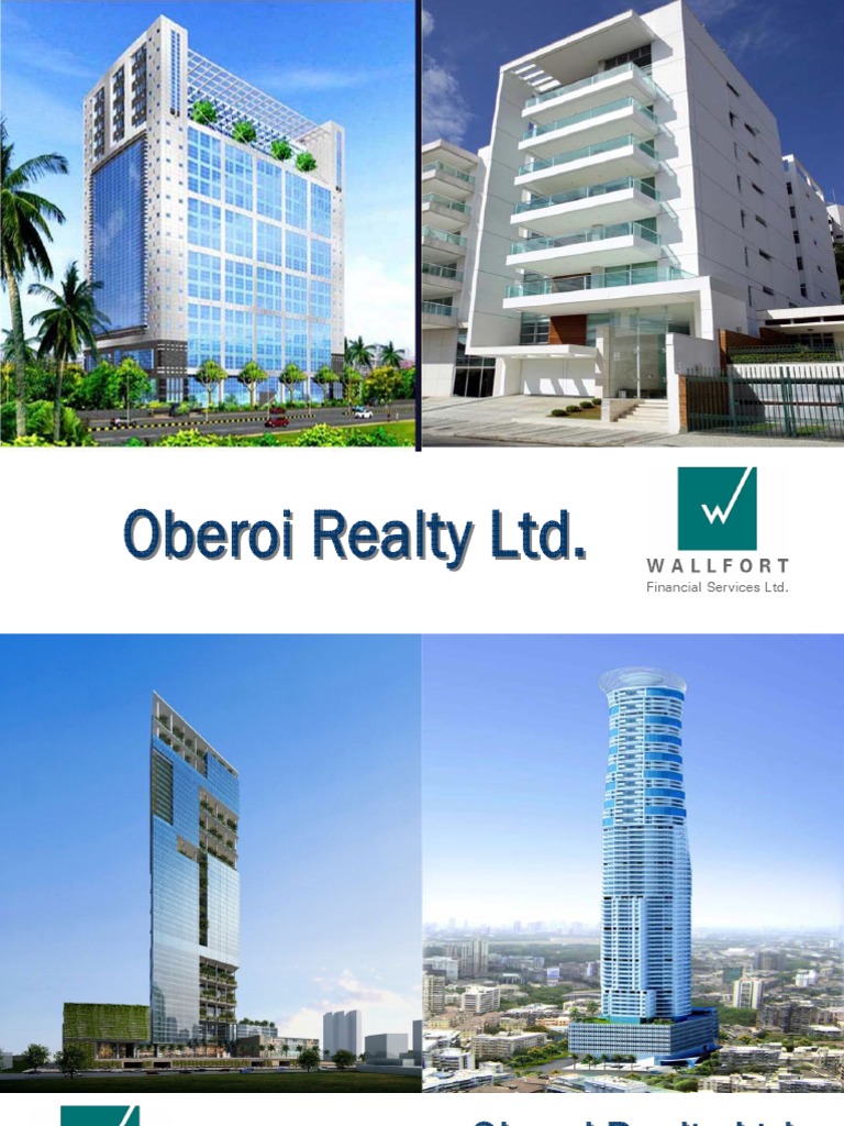 Oberoi Realty: Investment Overview | PDF | Revenue | Mergers And ...