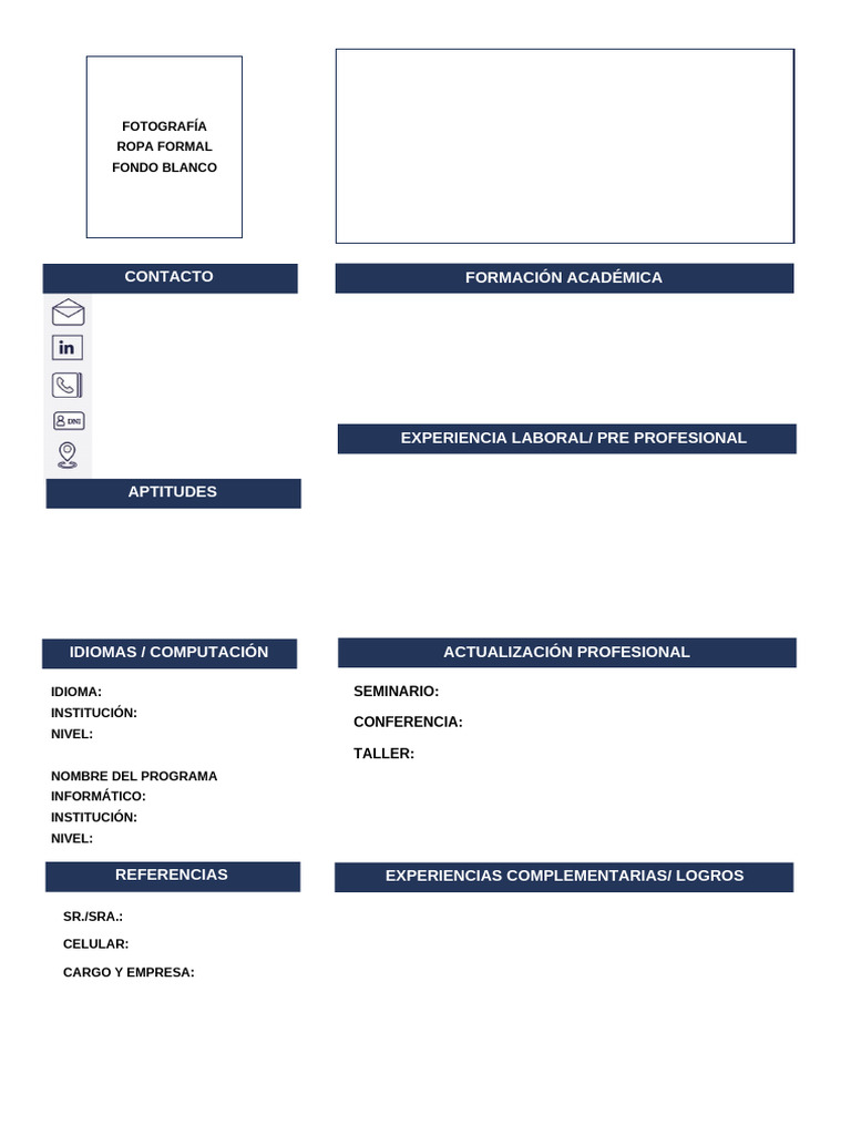 Modelo CV | PDF