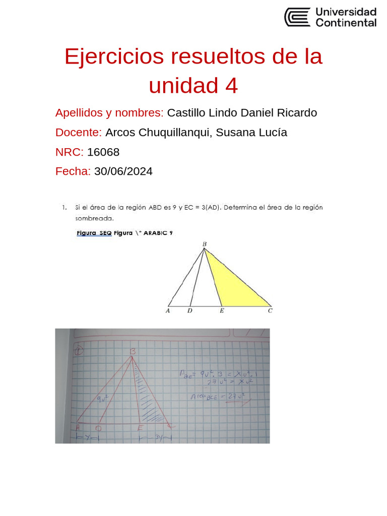 Ejercicios Resueltos de La Unidad 4 | PDF