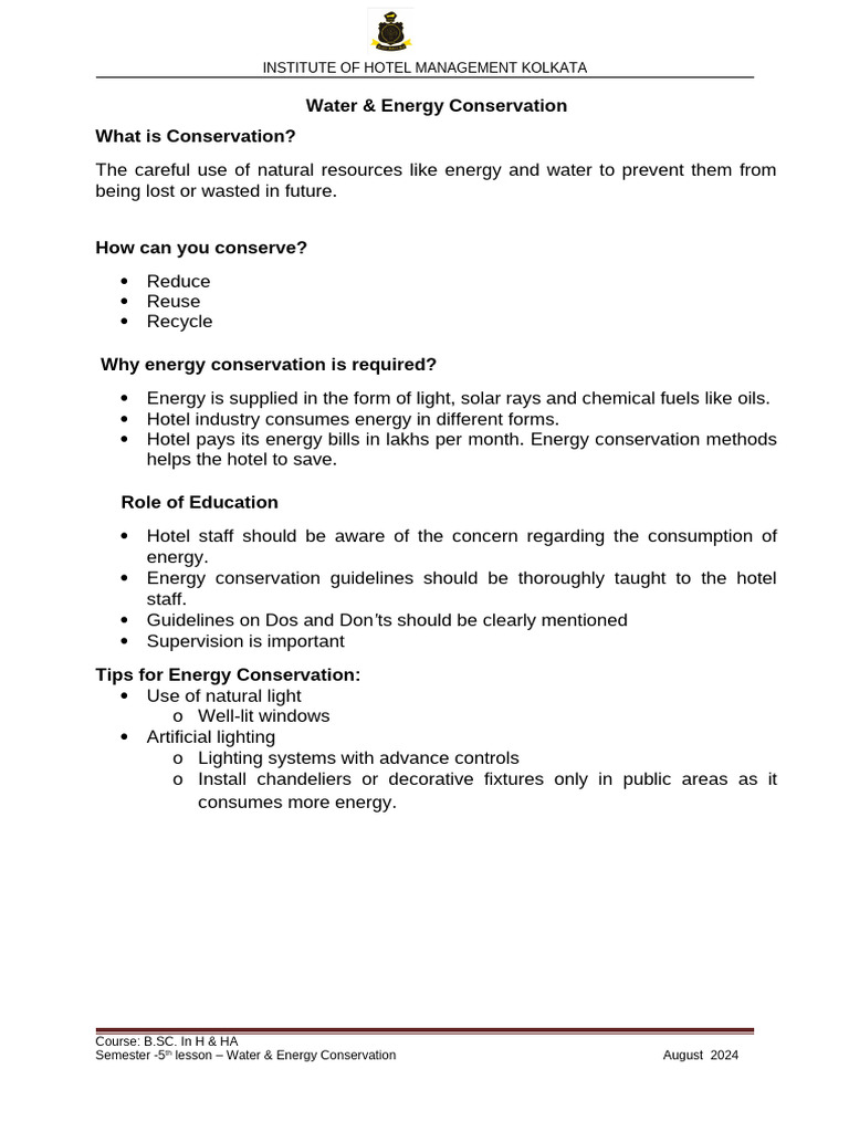1758 Energy & Water Conservation | PDF | Efficient Energy Use | Waste